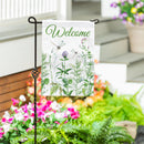 VivaStyle Veranda Garden Burlap Garden Flag Garden