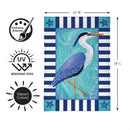 Seaside Retreat Hernon Burlap Flag Garden