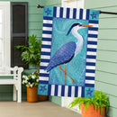 Seaside Retreat Hernon Burlap Flag House