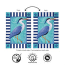 Seaside Retreat Hernon Burlap Flag House