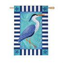 Seaside Retreat Hernon Burlap Flag House