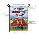 Merry Woofmas Burlap Garden Flag Garden