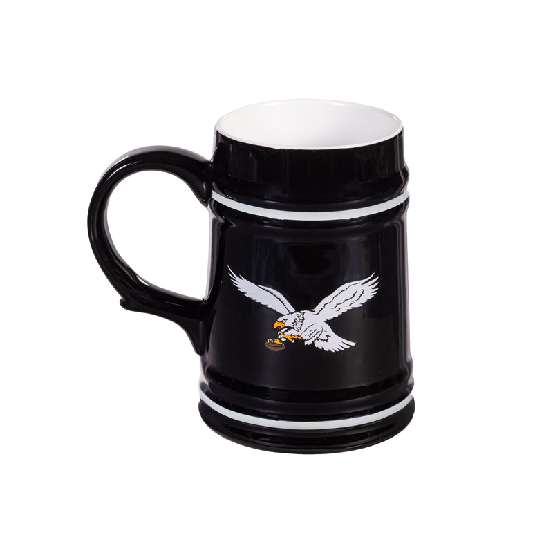 Philadelphia Eagles Throwback Ceramic Stein Cup, 24oz