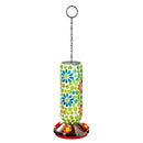 Cottage Garden Bird Feeder, Mosaic Hummingbird Feeder, Floral