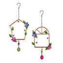 Cottage Garden Bird Feeder, Metal Hummingbird Swing, Asst of 2, CDU