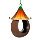 Hillside Pasture Bird Feeder, Metal Hanging Flower Shape