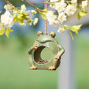 Cottage Garden Bird Feeder, Ceramic Frog