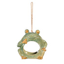 Cottage Garden Bird Feeder, Ceramic Frog