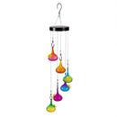 Tropical Oasis Bird Feeder, Glass Ombre Hanging Hummingbird Feeder