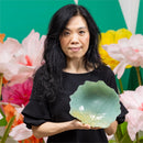 VivaStyle Bowl, Glass Serving Bowl, Tree, 9.3" D