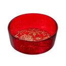 Feels Like the Holidays Bowl Glass Snowflakes, 6"W x 2.25"H