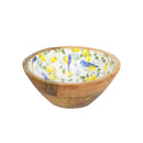 Seaside Retreat Songbird Citrus Wood Bowl, Set of 3