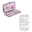 Simple Blessings Beauty & Grooming Supplies, Floral Manicure Set, Asst of 2, CDU