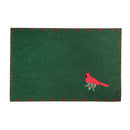 Cardinal Holly Felt Placemat