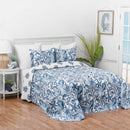 Blue Coast Shells King Bedspread