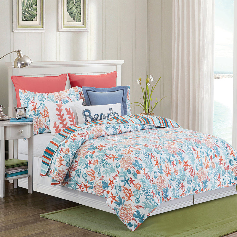 Tangerine Coast F/Q Quilt Set