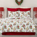 Ruby Cardinal King Quilt Set
