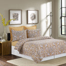 Shay Damask F/Q Quilt Set