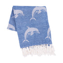 Dolphin Blue Throw