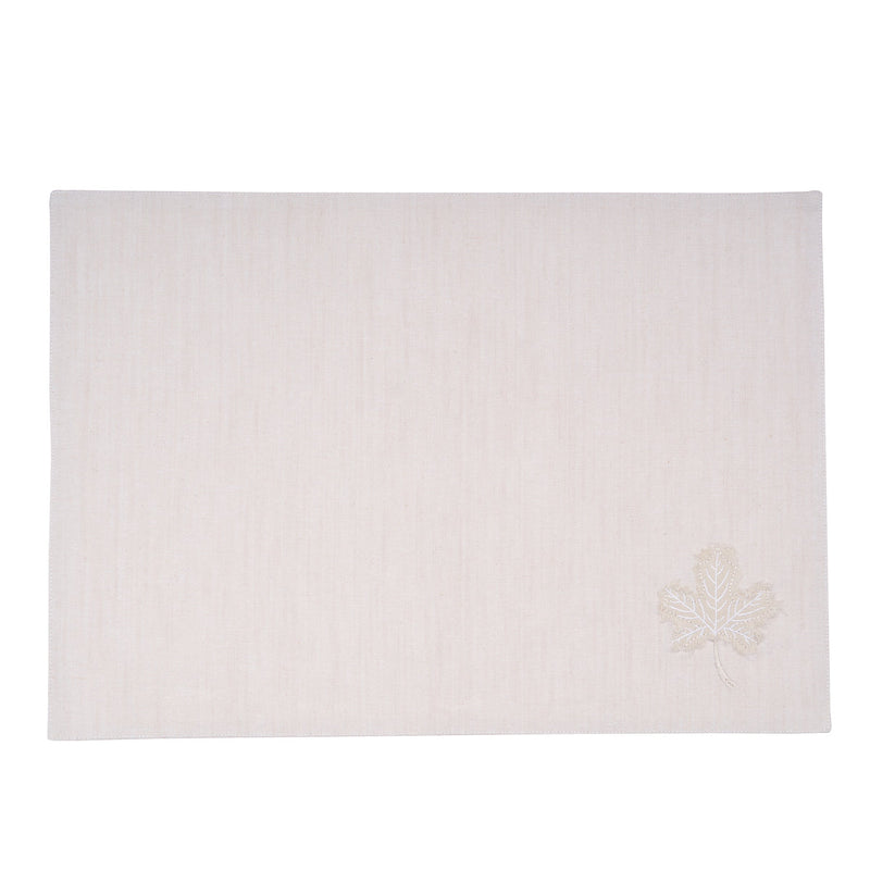 Neutral Maple Leaves Placemat