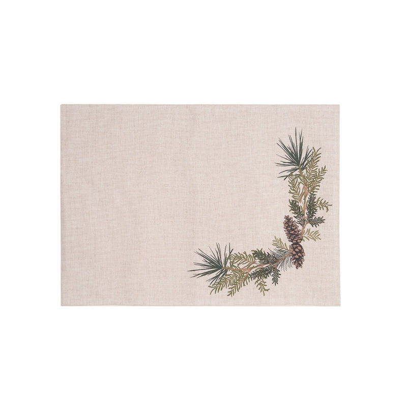 Pinecone Wreath Placemat