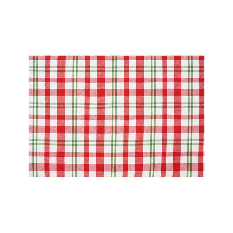 Strawberry Patch & Plaid Placemat