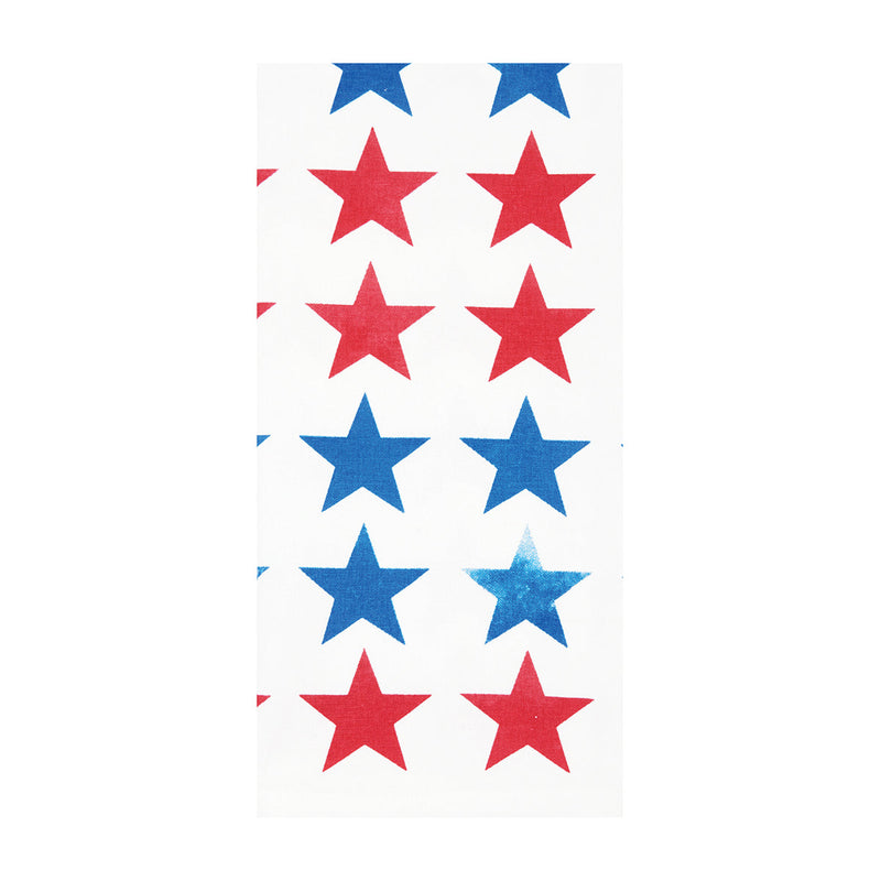 Red, White & Pow Towel