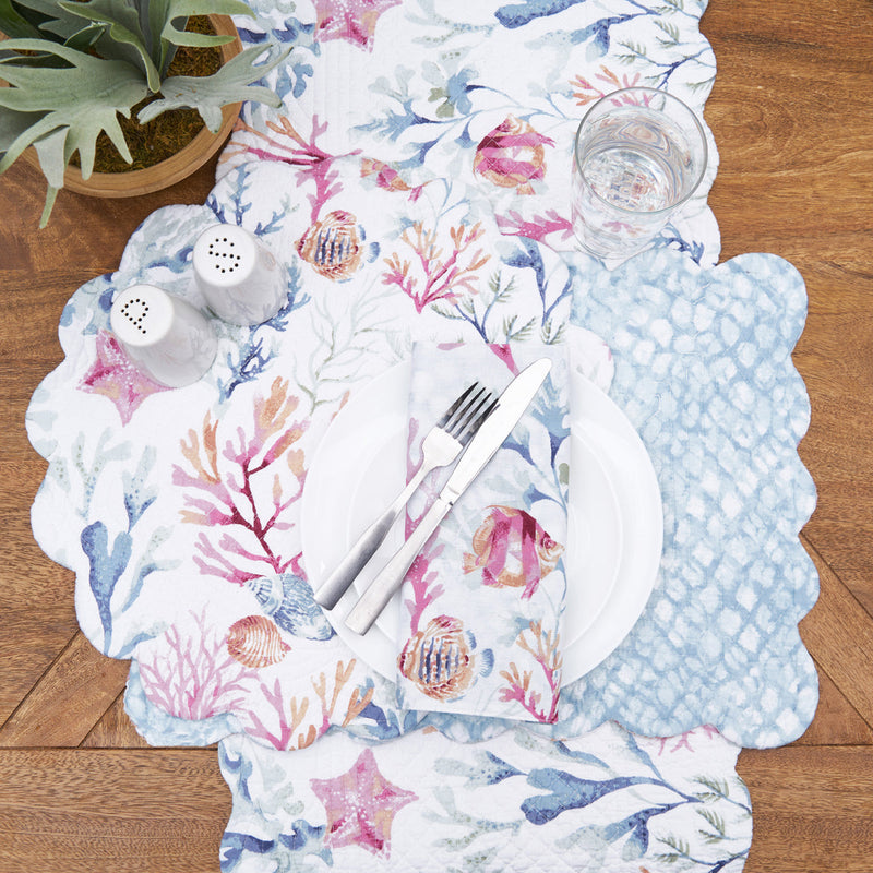 Nori Coral Table Runner