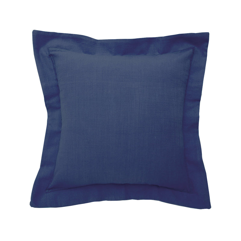 Navy Flange Pillow