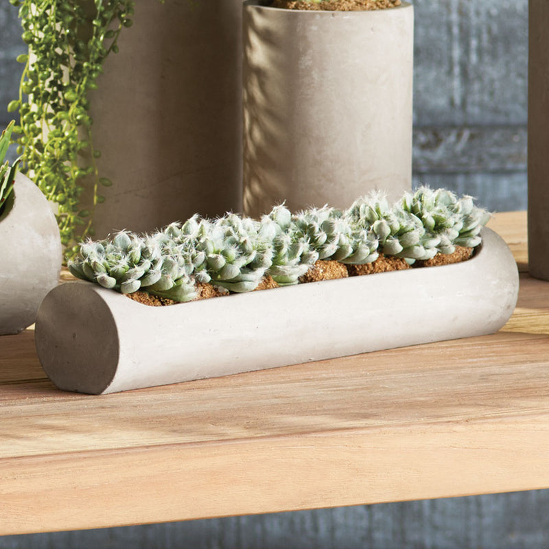 NAPA Home & Garden, CONCRETE PIPE PLANTER 16",CD235