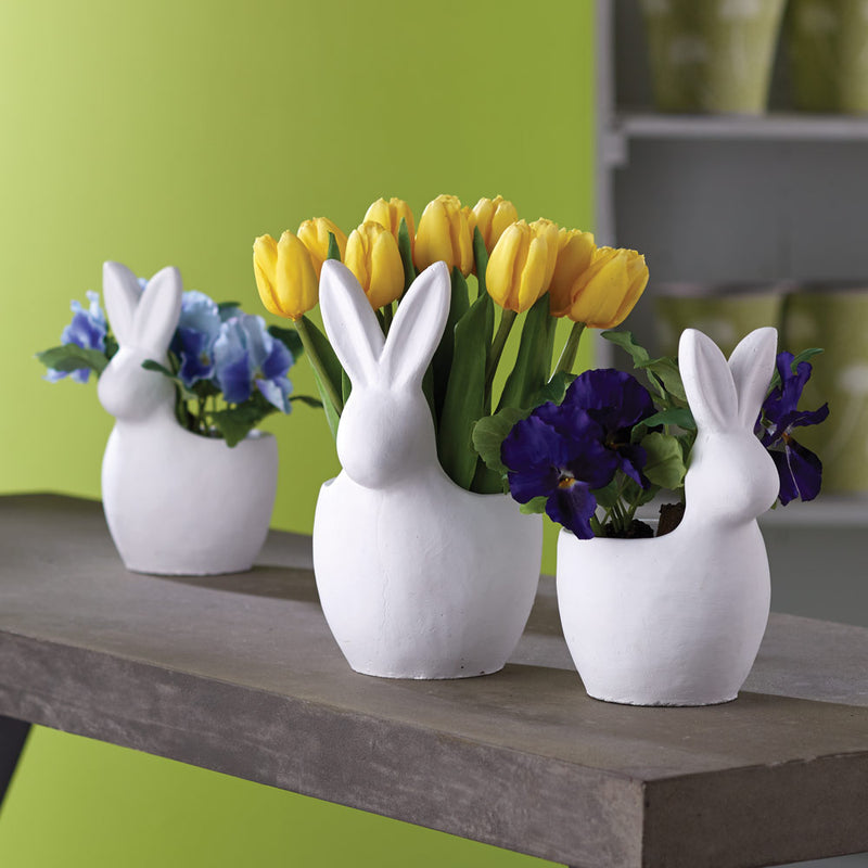 NAPA Home & Garden, WHITE RABBIT CACHEPOT 11",CD305
