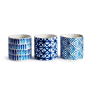 NAPA Home & Garden, BLUE MOOD POTS, SET OF 3