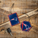 New England Patriots Air Freshener, Set of 2