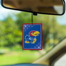 University of Kansas Air Freshener, Set of 2