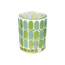 VivaStyle Veranda Garden Votive, Mosaic, Glass