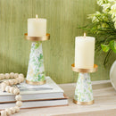 VivaStyle Veranda Garden Candle Holder, Metal, Set of 2