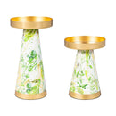 VivaStyle Veranda Garden Candle Holder, Metal, Set of 2