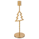 VivaStyle Taper Candle Holder, Metal, Tree Shape, 10"H and 7.3"H, Asst of 2