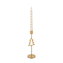 VivaStyle Taper Candle Holder, Metal, Tree Shape, 10"H and 7.3"H, Asst of 2