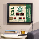 Scoreboard Wall Clock, Colorado State University
