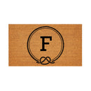 Coastal Coir Mat Nautical Monogram 28x16"