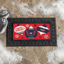 Washington Capitals Holiday Flocked Coir Sassafras Switch Mat, 22"x10"