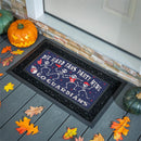 Cleveland Guardians Flocked Coir Halloween Sassafras Switch Mat, 22"x10"