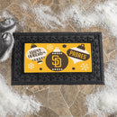 San Diego Padres Holiday Flocked Coir Sassafras Switch Mat, 22"x10"