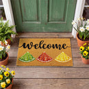 Welcome Citrus Slice Coir Mat