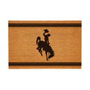 University of Wyoming Large One Color Coir Mat, 36"x24"
