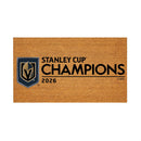 Vegas Golden Knights 2026 Stanley Cup Champions 36"x24" Full Color Coir Doormat