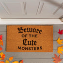 Haunted House Coir Mat,"Beware Of The Cute Monsters", 28"x16"