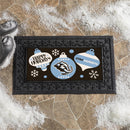 Utah Hockey Club Holiday Flocked Coir Sassafras Switch Mat, 22"x10"
