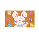 Bowtie Bunny Coir Mat